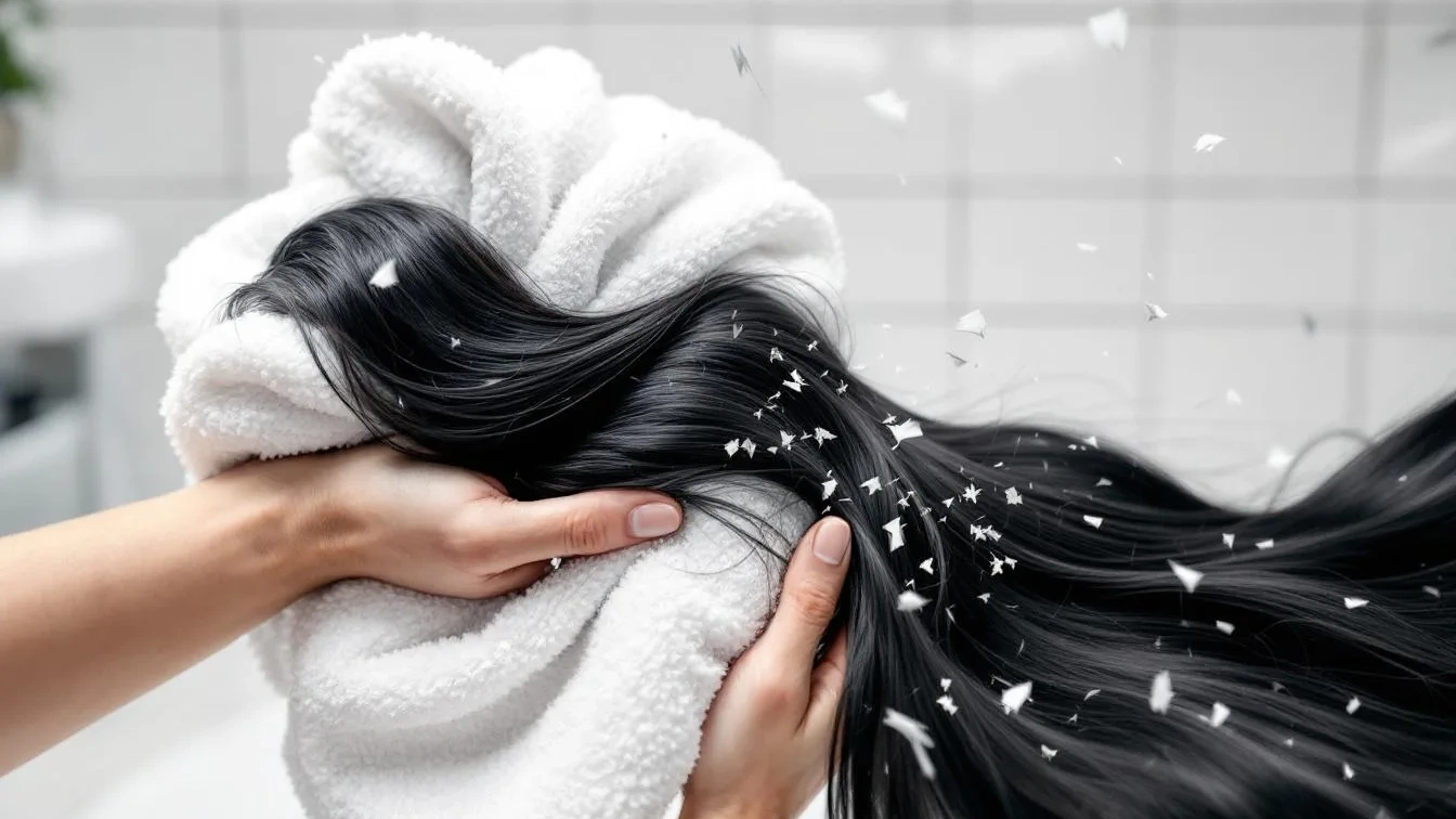 Ein Friseur warnt vor diesem Handtuch-Fehler, der Haare zerstört