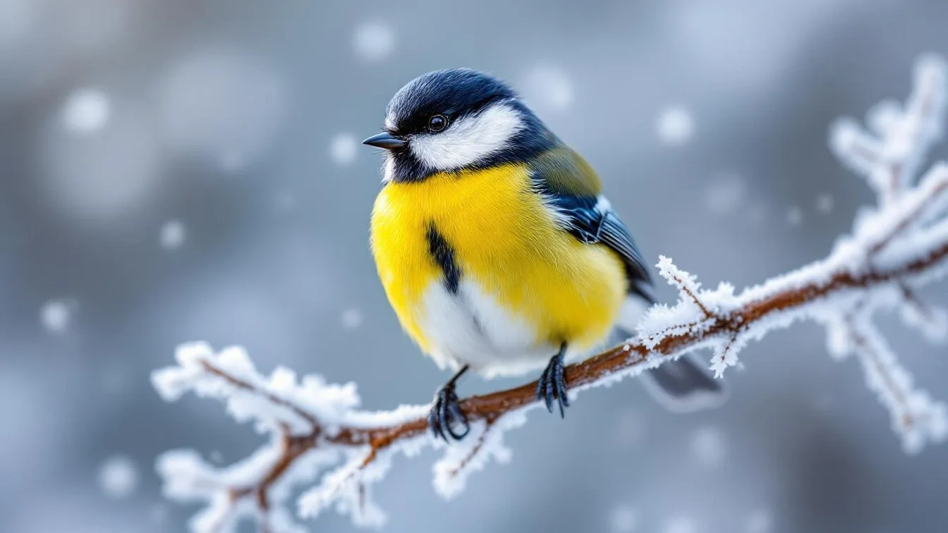 Kein Futter oder Wasser, dieser Trick hilft Meisen im Winter überleben