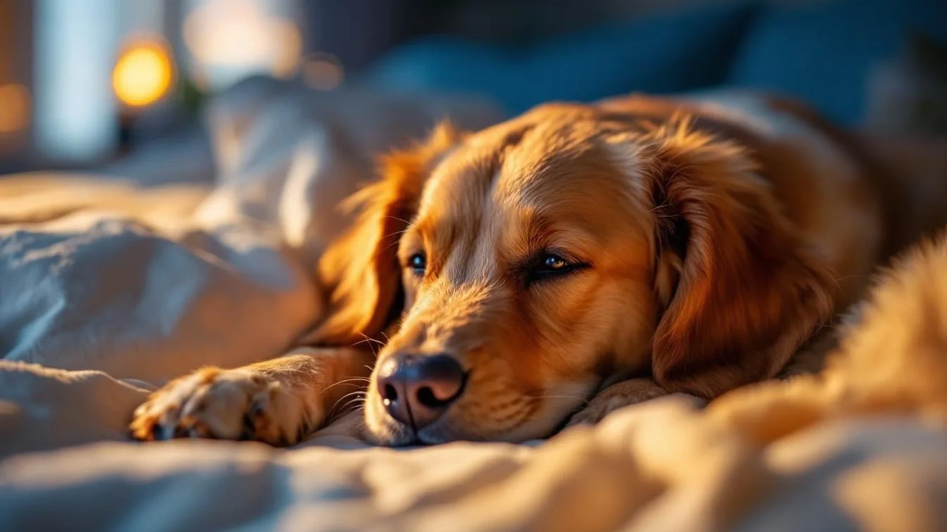 Nicht das Futter, warum dieser Hund jede Nacht beim Jungen schläft